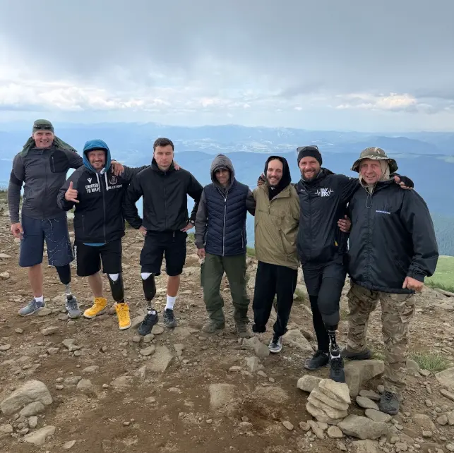 15 veterans from the Second Wind community reached the summit of Hoverla. - Second Wind